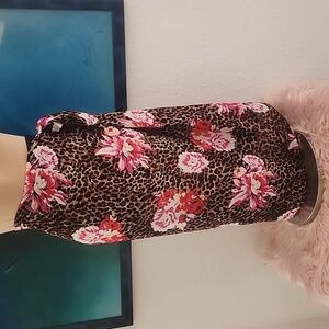 Victoria's Secret | Leopard Floral Peony Sarong Swim Cover